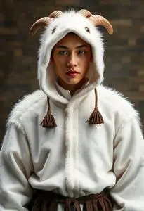 White Goat Costume face swap