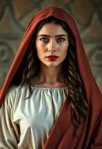 Woman Jesus Costume face swap