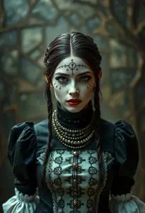 Woman Labyrinth Costume face swap
