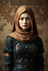 Woman Mod Clothing Costume face swap
