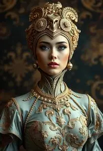 Woman Acrobat Costume face swap