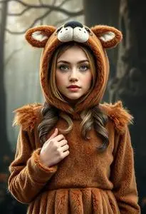 Woodland Animal Costume face swap