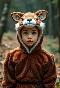 Woodland Animal Costume face swap