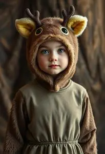 Woodland Creature Costume face swap