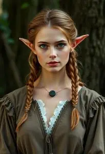 Woodland Elven Costume face swap