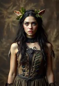 Woodland Nymph Costume face swap