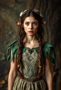 Woodland Pixie Costume face swap
