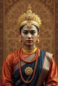 Traditional Onam Dress Costume face swap