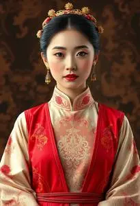 Traditional Vietnamese Costume face swap