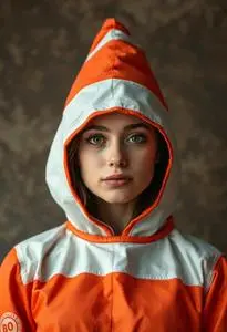 Traffic Cone Costume face swap