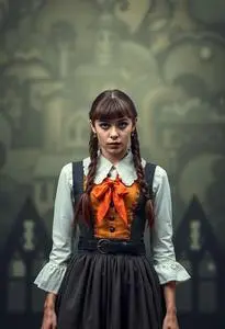 Trinians Costume face swap