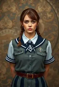Trinians Uniform Costume face swap
