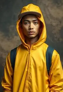 Yellow Rapper Costume face swap