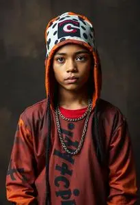 Youth Rapper Costume face swap