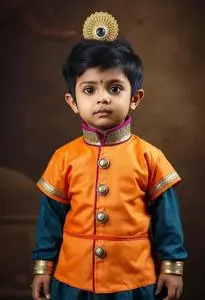 Toddler Sreekrishnan Costume face swap