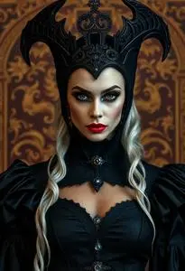 Underworld Evil Queen Costume Woman face swap