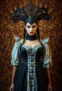 Underworld Evil Queen Costume face swap