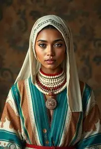Swazi Attire Married Woman Costume face swap