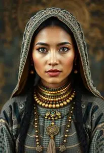 Swazi Attire Married Woman Costume face swap