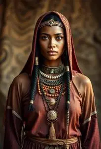 Swazi Attire Woman Costume face swap