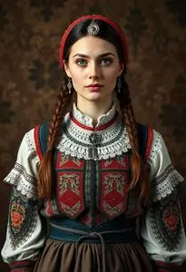 Swedish Folk Costume Region face swap