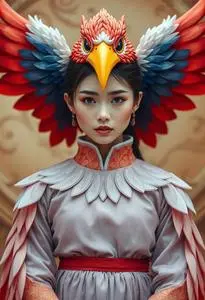 Top Phoenix Costume face swap