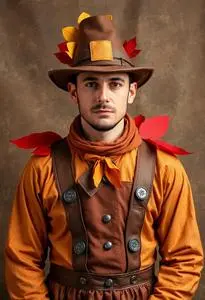 Thanksgiving Outfit Man Costume face swap
