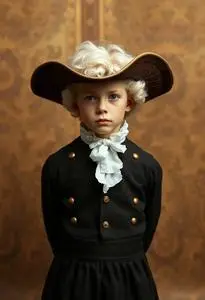 Thomas Jefferson Costume Boy face swap