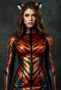 Tigress Young Justice Costume face swap