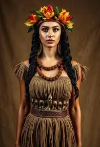 tiki themed party dress The "enchanted Tiki" - Skater Dress