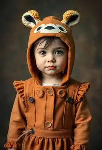 Toddler Bunting Costume face swap