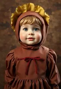 Toddler Cabbage Patch Doll Costume face swap
