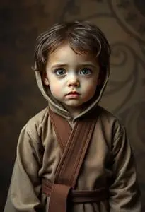 Toddler Jedi Costume face swap