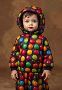 Toddler Jelly Bean Costume face swap