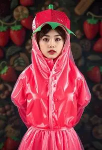 Strawberry Jelly Costume face swap