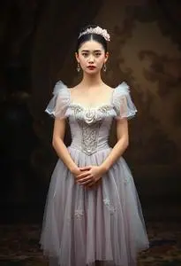 Sugar Plum Ballet Costume face swap