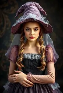 Sugar Plum Witch Costume face swap