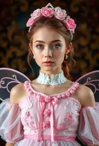 Sugar Sweet Fairy Costume face swap