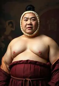 Sumo Wrestler Costume face swap