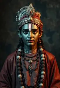 Shri Krishna Costume face swap