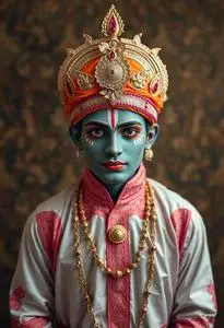 Shrikrishna Male Costume face swap