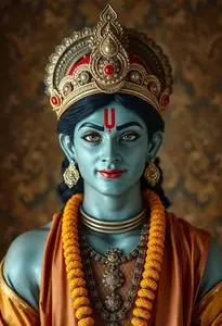 Shrikrishna Male God Costume face swap