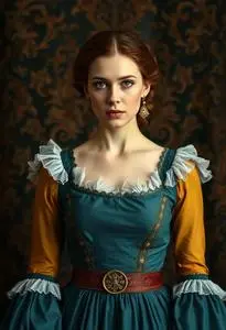 Six Katherine Howard Costume face swap