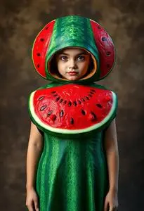 Slice Watermelon Costume face swap