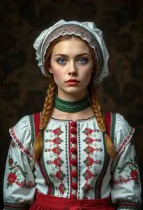 Slovak Folk Costume face swap