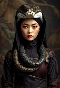 Snake Tamer Costume face swap