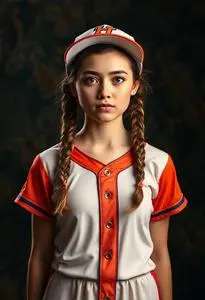 Softball Costume face swap
