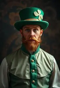 Saint Patrick Man Costume face swap