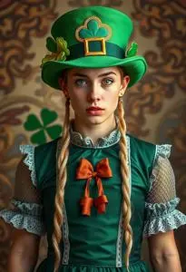 Saint Patricks Day Costume face swap