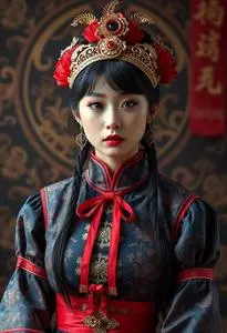 Sakuting Costume Female Fancy Dress face swap